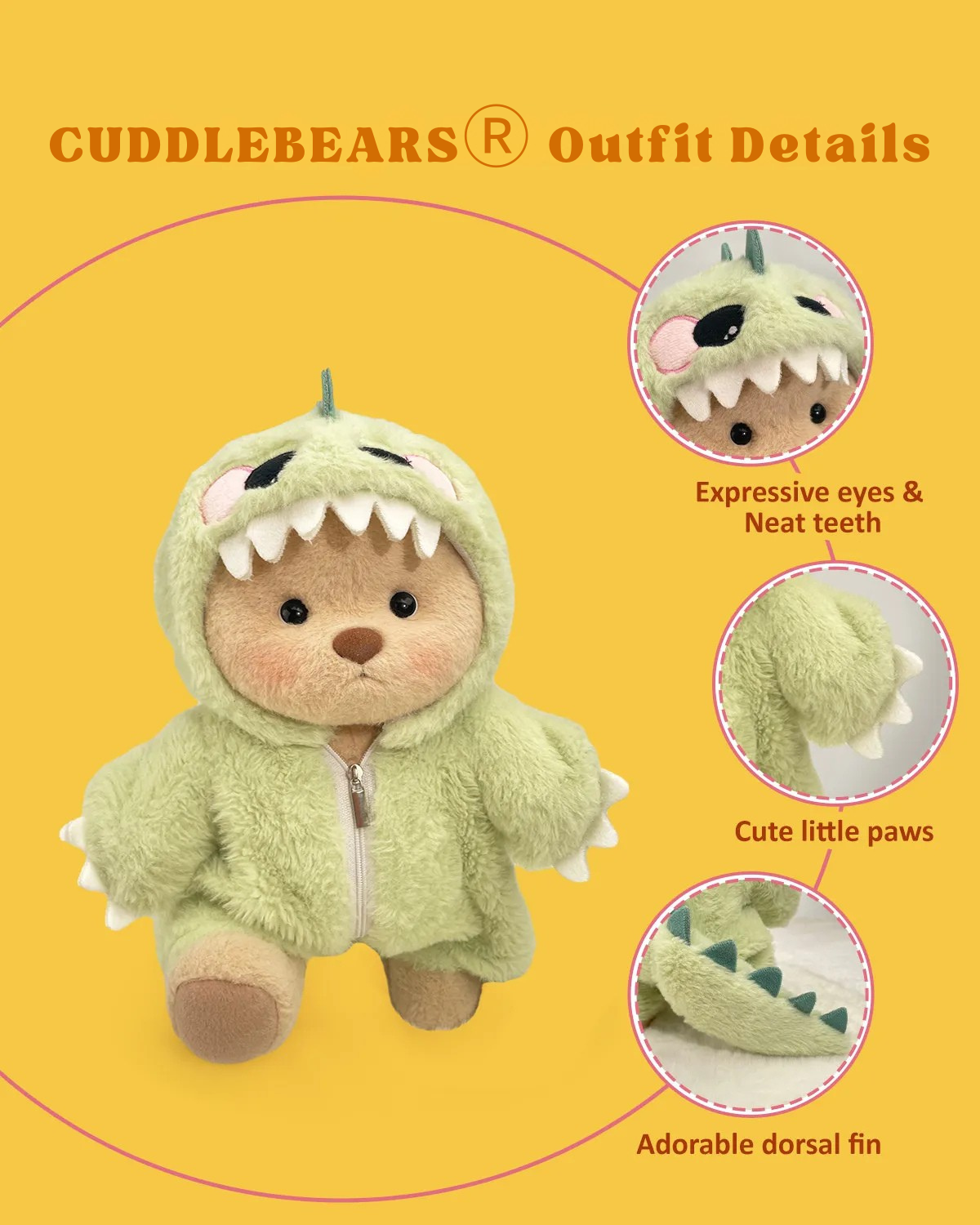 Handmade DinoBear – A Hug in Every Stitch (+ Free Outfit!)
